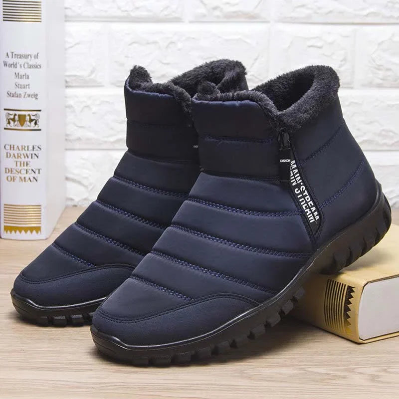 Ortho Warm Cotton Zipper Snow Ankle Boots