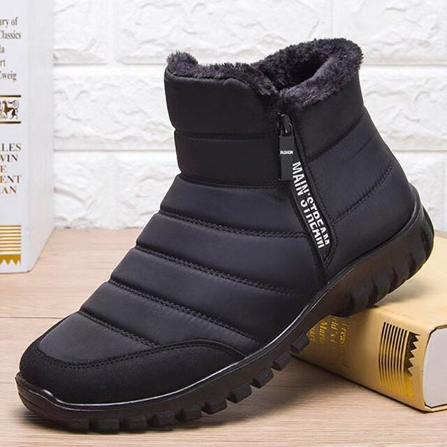 Ortho Warm Cotton Zipper Snow Ankle Boots