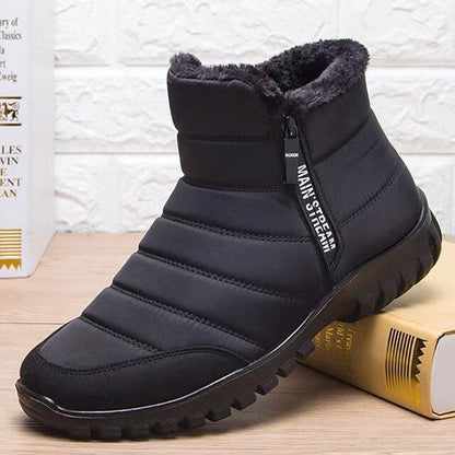 Ortho Warm Cotton Zipper Snow Ankle Boots