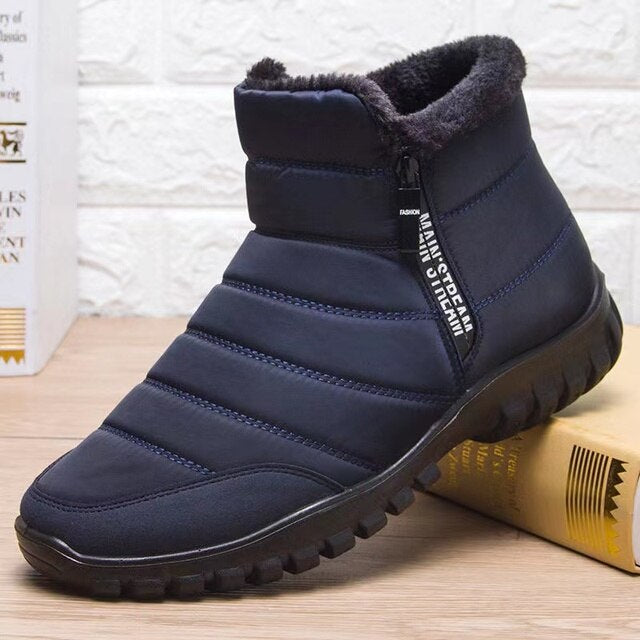 Ortho Warm Cotton Zipper Snow Ankle Boots